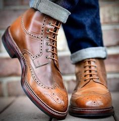 New+Two+Tone+Oxfords+Wingtip+Brogue+Ankle+High+Leather+Boot Shoe+Structure+Are+Divided+Into+Following+Parts: 1.+Baseline+rubber+sole+ 2.+100%+Leather+heel+made 3.+Best+finishing+two+tone+leather 4.+Manufacture+used+lace+up+fastening 5.+Best+lining+with+leather+on+shoes 6.+Leather+sole+is... Vintage Lace-up Boots With Brogue Detailing, Wingtip Lace-up Boots With Brogue Detailing For Fall, Fall Wingtip Lace-up Boots With Brogue Detailing, Fall Wingtip Brogue Lace-up Boots, Casual Wingtip Lace-up Boots With Rubber Sole, Casual Brogue Ankle Lace-up Boots, Brown Cap Toe Lace-up Boots With Brogue Detailing, Leather Wingtip Lace-up Boots With Leather Sole, Formal High-top Lace-up Boots With Brogue Detailing