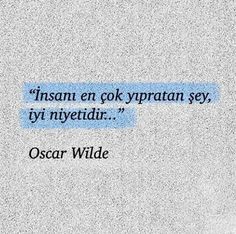 the words oscar wilde are written in blue ink