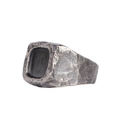 925 Sterling silver black oxidized flat faced rectangle ring for men or women. One of a kind bold statement ring that looks great on any finger or as a pinky ring. Ring Size Available in all sizes. Please be sure to find your exact ring size for the finger you want before ordering. See image chart above or you can use the chart on my website as a guide - https://jewelrylab.co/pages/ring-sizing-tips Every piece is handcrafted in Bali and made with Intention, Love, and Soul so that it can be felt Black Mens Ring, Silver Pinky Ring, Rectangle Ring, Square Ring, Square Rings, Mens Ring, Pinky Ring, Gothic Jewelry, Bold Black