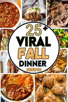 the 25 + best fall dinner recipes