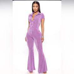 Brand New Did Not Fit Material Is Stretchy And Very Comfortable Lilac Fashion, Pant Flare, Red Dress Pants, Striped Pant, 70s Outfits, Fashion Nova Outfits, High Rise Pants, Baddie Outfits Casual, Girly Outfits