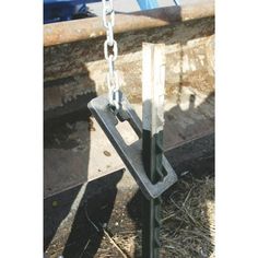 a swing that is attached to a chain