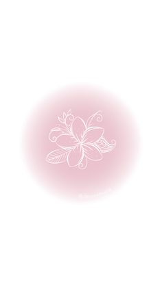 a white flower on a pink background with the word love written below it in cursive writing