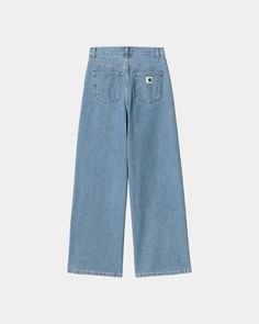 Color: Blue ( heavy stone wash) - The Women's Jane Pant is constructed from organic cotton denim, which has been treated for a unique hue and feel. It features a high waist and a slightly flared leg that gives a loose fit. The item is finished with a classic Square Label on the rear pocket. _* 100% Organic Cotton 'Fairfield' Denim, 11 oz, loose fit, high waist, fits true to size, back yoke, bartack stitching at vital stress points, square label, zip fly Japanese Lifestyle, Carhartt Pants, Carhartt Wip, Fitness Inspo, Jean Outfits, Lifestyle Brands, Mom Jeans, High Waist, Loose Fitting