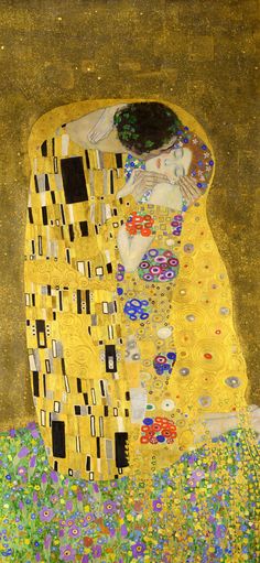 the kiss by klimt painting - a picture of the kiss by klimt fine art print