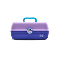 The iconic Caboodles® On-The-Go Girl™ case has a retro vibe and functional form. The top portion features an auto-open tray, flip lid, mirror, and compartments for easy organization of your glam essentials. The bottom of the case has abundant space for larger items, like makeup palettes and brushes. A sturdy design and a secure latch make this item travel-friendly! This case is the ultimate organizer for makeup, skincare products, hair accessories, school supplies, or whatever you are passionate Toiletries Organization Travel, Organizer For Makeup, Makeup Caboodle, Holographic Lips, Makeup Palettes, Lip Smackers, Makeup Bag Organization, Toiletries Organization, Toiletry Bag Travel