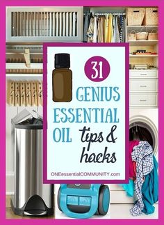 31 Genius Essential Oil Tips & Hacks--  I love learning new ways to use… One Essential Community, 1000 Lifehacks, Essential Oil Usage, Yl Oils, Diy Essentials, Oil Remedies, Young Living Oils, Doterra Oils, Essential Oil Bottles