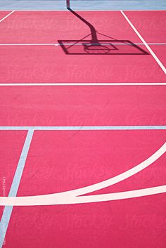 a tennis court with a net and ball on it