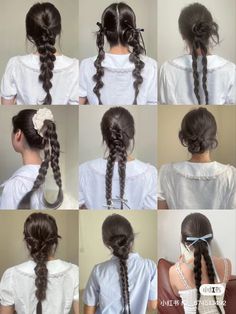 Hairstyles For Sparse Hair, Braid Styles For Straight Hair, Complex Hairstyles For Long Hair, Dance Audition Hairstyles, Hogwarts Hairstyles, Low Braid Hairstyles, Ren Fair Hairstyles, European Hairstyles Women, Cute Pulled Back Hairstyles