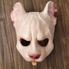 Handmade rat mask. Perfect for role playing. Flexible and impact and weather resistant. Padded inside with foam. Adjustable nylon straps. Please note that all masks are made and painted by hand so each mask is unique, however, the requested style will always be respected. If there are any details that are important for your order, please let me know in a private message and I will be happy to accommodate your request. Arrangements can be made in terms of painting and decorations for a personaliz Rat Mask, Mouse Mask, Pig Mask, Mask Scary, Larp Props, Costume Masks, Role Playing Games, Costume Mask, Playing Games