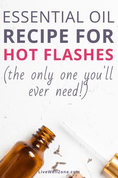 Hot Flashes Essential Oils, Essential Oil Roller Balls, Diy Essential Oil Recipes, Essential Oils For Massage, Essential Oil Remedy, Oil Remedies, Essential Oil Blends Recipes, Oil Roller, Essential Oil Roller