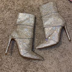 Reposhing Because I Never Get To Wear These Beauties. Size 7 1/2 Leather Flocked Outsole. Covered In Rhinestones Perfect Quality Never Been Worn. Rhinestone Boots, Shoes Steve Madden, High Heel Boots Ankle, Boots Ankle, Heel Boots, High Heel Boots, Steve Madden Shoes, Shoes Heels Boots, Shoes Women Heels