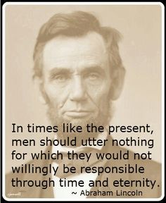 abraham lincoln with quote about time and identity in black and white photo, against an old - fashioned background