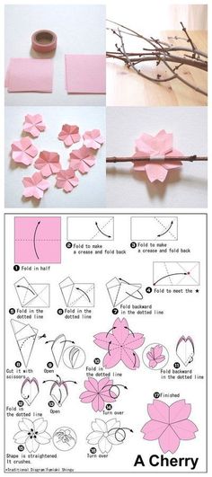 the instructions for how to make paper flowers