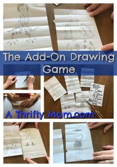 the add - on drawing game is an easy way to teach kids how to draw