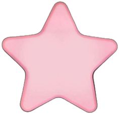 a pink star shaped object on a white background