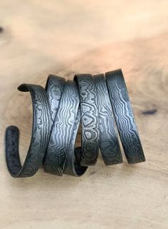 7 Damascus Bracelet / Hand Forged / Rustic Bracelet / - Etsy Damascus Bracelet, Mens Cuff Bracelets, Stroudsburg Pa, Rustic Bracelet, 11th Anniversary, Mens Cuff, Metal Bracelet, Mens Leather Bracelet, Industrial Metal