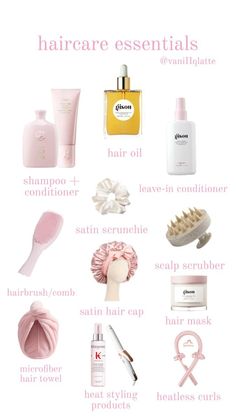 Hair Care Essentials, Haut Routine, Wavy Hair Care, Mode Turban, Basic Skin Care Routine, To My Wife, Hair Essentials, Curly Hair Care