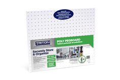 The commercial quality DuraBoard® polypropylene pegboard has superior holding strength with three times that of traditional pegboard. It is the most durable, weather and impact resistant pegboard available. This pegboard will stand up to any harsh temperatures and environments and can be cleaned or washed when necessary. DuraBoard heavy duty pegboard is ideal for anywhere around the home and garage, craft and hobby area, and to organize gardening or hand tools. Use DuraHook double locking pegboard hooks to create the most secure and reliable pegboard system for tool storage and other items. The most demanding tool storage requirements for power tools, large and odd shaped tools are easily met using the DuraBoard pegboard system. Package contains quantity (2) 22 In. x 18 In. x 1/8 In. DuraB Simply Tidy Modular, White Pegboard, Steel Pegboard, Power Tool Storage, Pegboard Accessories, Tool Box Storage, Quilting Rulers, Epoxy Coating, My Sewing Room