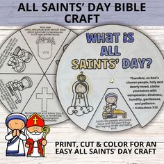 an all saints day bible craft for kids