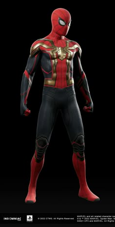 the spider - man suit is shown in this image