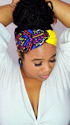 🖤Join Our E-mail List to Save 20% Off Your Total Purchase ----> bit.ly/2XzBm14 🖤Tribal Two Faced Turban Headband Headband: 3" Wide 16" Long (Un-Stretched) 22" Long (Stretched) Cotton headband For Locs, Curls, Relaxed/Straight Hair, Or Afros Perfect natural hair accessory 🖤Shipping Time: 3-5 Business Days African Natural Hairstyles, African Shoes, Natural Hair Accessories, Two Faced, Cotton Headband, Turban Headband, Turban Headbands, Turbans, Hair Accessories Headbands