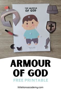 the armor of god craft is shown with scissors and paper