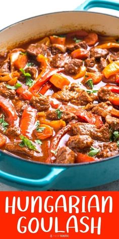 this hungarian goulash is an easy and delicious dinner that's ready in under 30 minutes