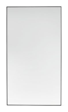 an empty square mirror on a white background