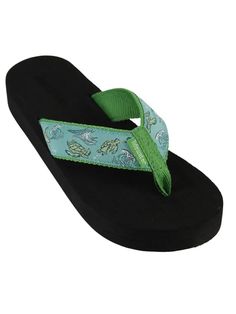 Tidewater Boardwalk Flip Flops Swimming Sea Turtle Swimming Sea, Sandal Design, Foot Bed, Designer Sandals, Style Gift, Sea Turtle, Arch Support, Design Features, Flip Flops