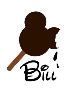 an ice cream scoop with the word bliu on it