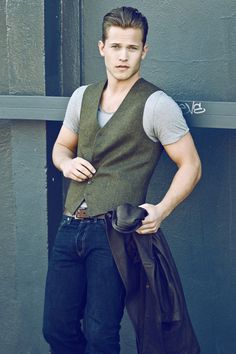 it's gonna happen Next Models, Garrett Hedlund, Gents Fashion, Desert Boot, Green Vest, Street Swag, Boys Wear