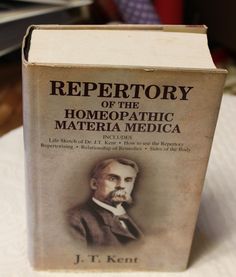 "Title:     Repertory of the Homoeopathic Materia Medica  Editor:   J T Kent, AM, MD Publisher:    B. Jain Publishers Publication Date:   2000 Binding:  Hardcover   Used Book Condition:  Good Dust Jacket Condition:  Good Edition:  6th American Edition Pages:  1542 Other Items:   Includes Life Sketch of Dr. J.T. Kent, How to use the Repertory Repertorising, Relationship of Remedies and Sides of the Body.  Word Index.  Creases and shelf wear on jacket.  Spots on text block.   Approximate Measurements 8 1/2 x 5 1/2 x 3\" The books listed are vintage and gently used. I do my best to give a good description of the books plus use the pictures as a visual aid.  I'm not an expert but do my upmost best.  Please do contact me with any of your questions about the vintage books and will gladly send ad Homoeopathic Materia Medica, Black Mountain Nc, Life Sketch, Dr J, Empowering Books, Visual Aid, Black Mountain, Math Books, Medical Science