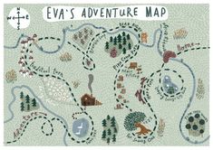 the map for eva's adventure map