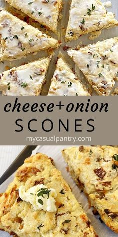 cheese - onion scones are the perfect appetizer to serve for any occasion