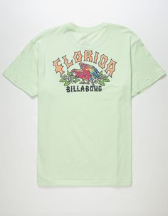 Billabong Arch Tee. Graphic Screened On Left Chest And Back. Ribbed Crew Neckline. Short Sleeve. Relaxed Fit. 100% Cotton. Machine Wash. Imported. Baddie Style, Wallet Minimalist, Statement Accessories, Preppy Summer, Top Graphic Tees, Thanksgiving Gift, Selling Clothes, Minimalist Wallet, Bodycon Dresses