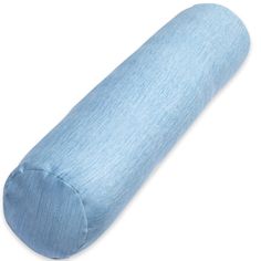 a blue pillow on a white background with no image in the description below to describe