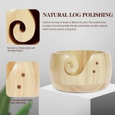 an advertisement for natural log polishing, with images of the product and instructions on how to use it