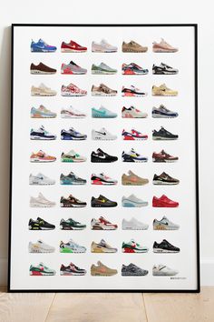 Airmax 90s, Hypebeast Sneakers, Nike Air Max 90s, Air Max 90s, Sneaker Posters, Printable Poster, Printable Artwork, Printing Center, Sneaker Collection