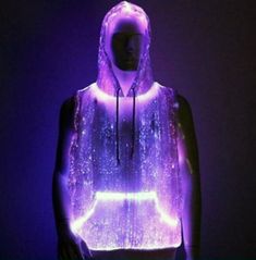 Led Outfit, Led Clothes, Jacket Types, Light Up Clothes, Optic Fiber, Gas Mask Art, Rave Mask