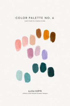 color palette no 6 from the book