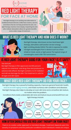 Red light therapy is an exciting new alternative to traditional facial skincare. Unlike face creams, serums, and lotions that do not fully penetrate the skin, red light therapy reaches more deeply, impacting the skin cells. Cellular absorption allows for greater benefits and a wider range of treatment.  Table of Conte Infrared Sauna Benefits, Facial Massage Techniques, Sauna Benefits, Facial Therapy, Facial Skincare, Acne Vulgaris