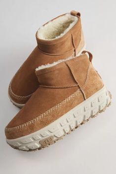 UGG Venture Daze Ultra Mini Boot | Urban Outfitters Ugg Boots Ultra Mini, Cozy Boots, Fur Boots, Sandal Fashion, Jeans For Sale, Ugg Shoes, Suede Boots, Ugg Boots, Chestnut