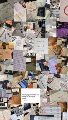 a collage of many different types of papers