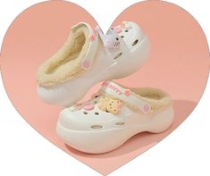 Crocs Fashion, Hello Kitty Shoes, Kitty Clothes, Hello Kitty Clothes, Dr Shoes, Pretty Shoes Sneakers, Kawaii Shoes, Kitty Plush, Cute Nike Shoes