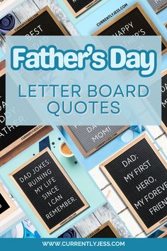 Father's Day letter board quotes that can also be used for cards, gifts, and other purposes Board Quotes, Day Quotes, Dad Jokes, You Smile