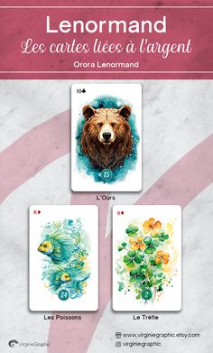 the front cover of a card game with four bears and flowers on it, including one bear