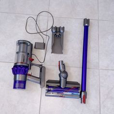 three different types of vacuums on the floor