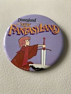 1983 Dinseyland The New Fantasyland 3” Pin Back Button  | eBay