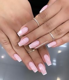 White Tip Acrylic Nails, 21st Birthday Nails, White Tip Nails, Mauve Nails, Nail Tip Designs, Fall Nail Trends, Fancy Nails Designs, Matte Nails Design, Nails Only